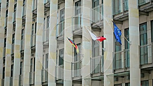 Polish Germany EU Flags of European countries