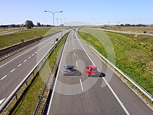 Polish highway near Slupsk