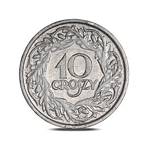 Polish interwar low-denomination coin