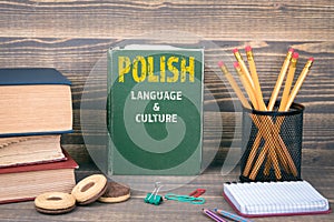 Polish language and culture concept