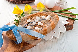 Polish Mazurek decorated for Easter