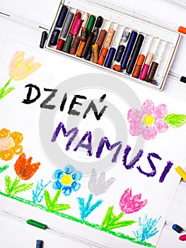 Polish Mothers Day card