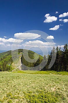 Polish mountains Beskidy