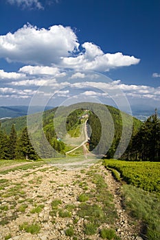 Polish mountains Beskidy