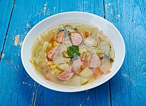 Polish Sausage and Cabbage Soup