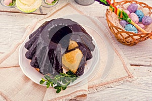 Polish schokolade babka photo