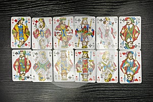 The Polish version of the figures in the playing cards.