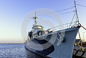 Polish warship - museum ORP Blyskawica Lightning  -  Gdynia, Tricity, Pomerania, Poland