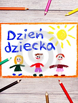 Polish words Children`s day