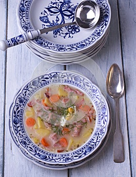 Polish Zurek soup.