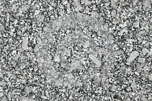 Polished black and white granite texture