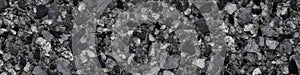 Polished dark grey granit or marble surface. Generative AI stone background