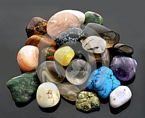 Polished gemstones