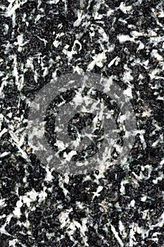 Polished granite surface