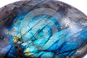 Polished labradorite texture