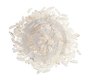 Polished long rice heap