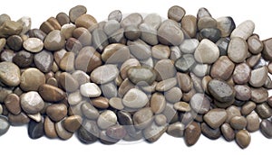 Polished stones background