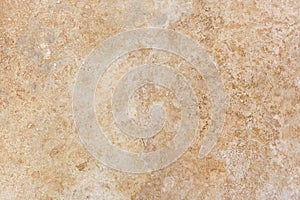 Polished surface of beautiful brown, beige Travertine. Background image, texture