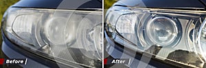 Polishing the optics of car headlamps