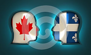 Politic and economic relationship between Canada and Quebec