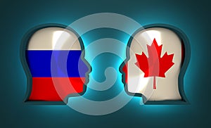 Politic and economic relationship between Russia and Canada
