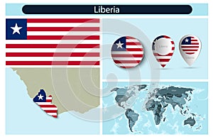 political infographics made from maps and flags