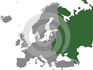 Political Map of Commonwealth of Independent States Free Trade Area CISFTA