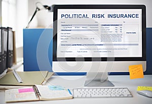 Political Risk Insurance Failure Financial Concept