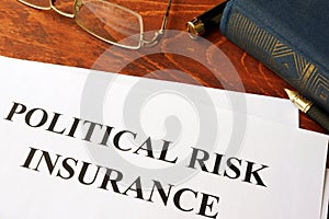 Political Risk Insurance policy.