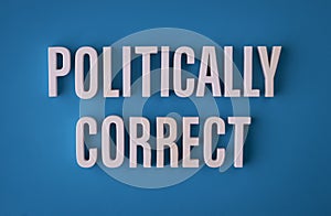 Politically correct sign lettering