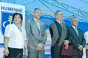 Politician meeting at Humenne
