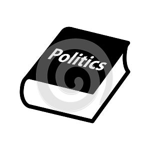 Politics book icon, Vector illustration