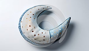 Polka Dot Crescent Nursing Pillow photo