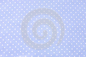 Polka dot fabric background and texture