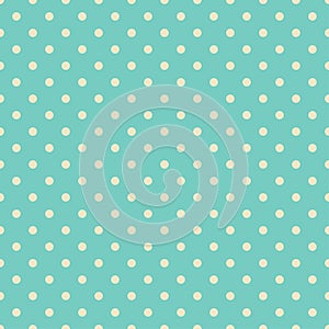 Polka Dot Pattern, Seamless Vector Background