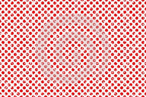 Polka Dot Red and Pink Blotchy Pattern photo
