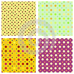 Polka dot repeat patterns photo
