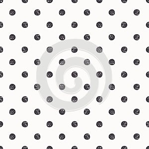 Polka dot seamless pattern background photo