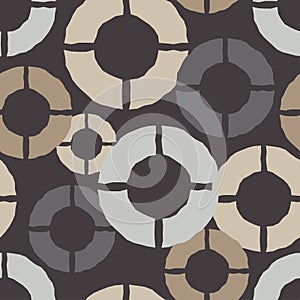 Polka dot seamless pattern. The colorful balls. Scribble texture.