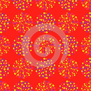 Polka dot seamless pattern. Drops texture.