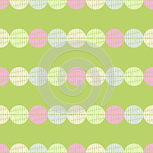 Polka dot seamless pattern. Geometric background. The colorful balls. Scribble texture.
