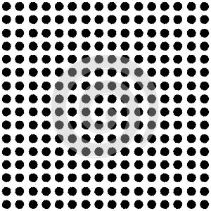 Polka dot seamless pattern. Texture of dots. Scribble texture.