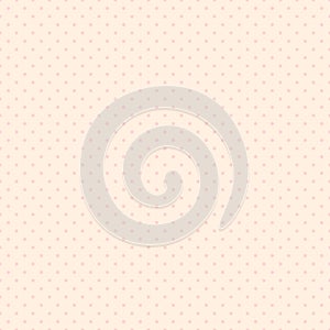 Polka dot seamless pattern. White dots on pink background. Good for design of wrapping paper, wedding invitation and greeting card