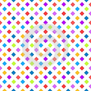 Polka dot squares seamless background