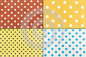 Polka Dots farbic photo
