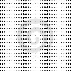 Polka dots random sizes seamless pattern photo