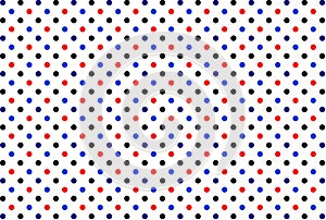 Polka dots seamless pattern on white background. illustration design