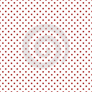 Polka dots seamless patterns, red and white, Patterns 22 3 2023