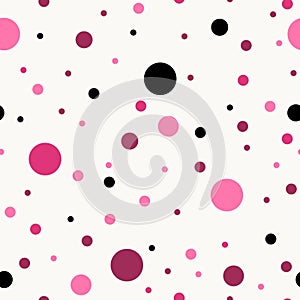 Polka dots seamless texture