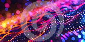 Polka Perfection: Abstract Dot Pattern Background, Dotted Elegance: Abstract Background with Dot Pattern - Ai Generated